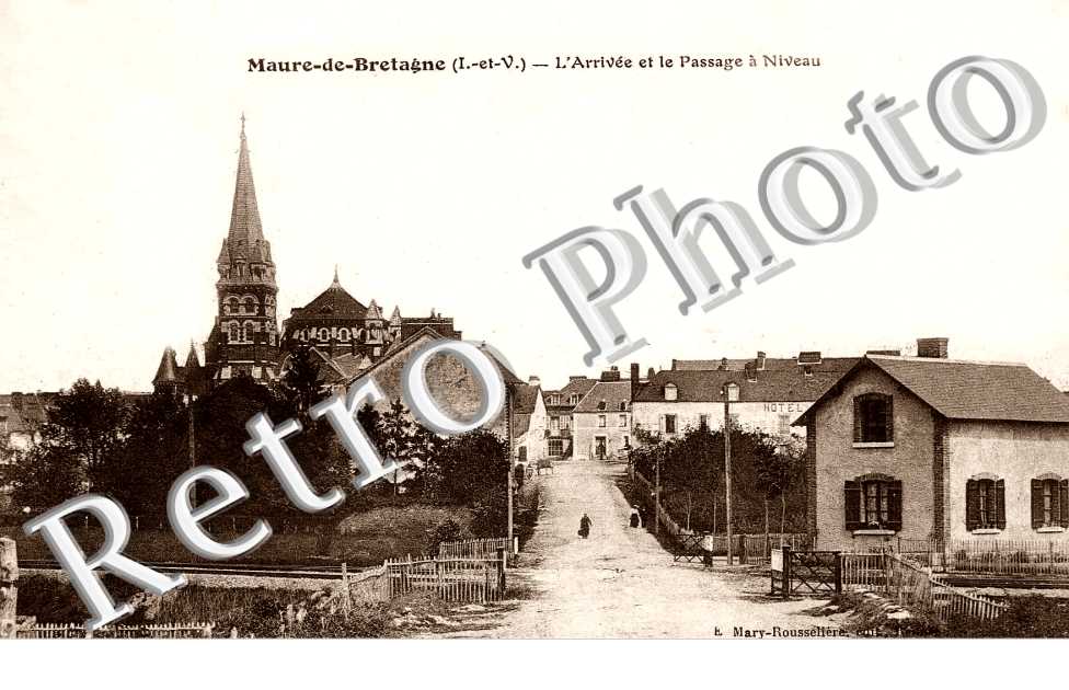 l'arrivee et le passage a niveau