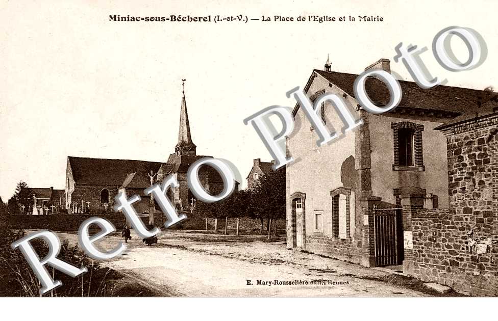 Place de l'Eglise etla Mairie