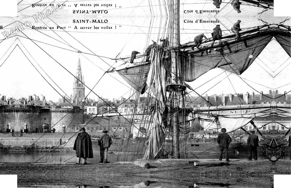 RENTREE DU PORT " a serrer les voiles "