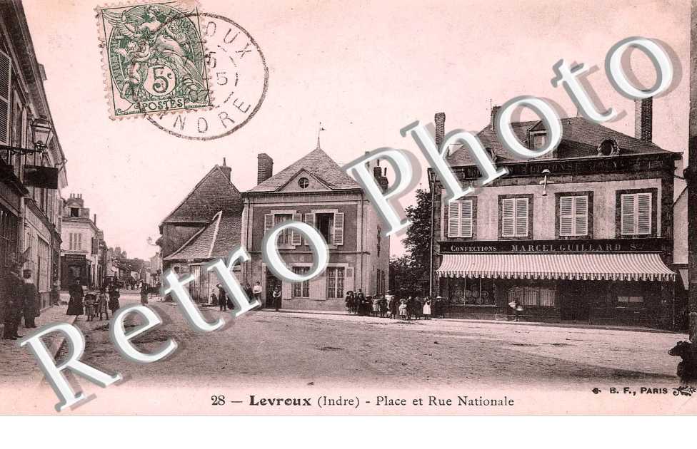 Place et rue Nationale