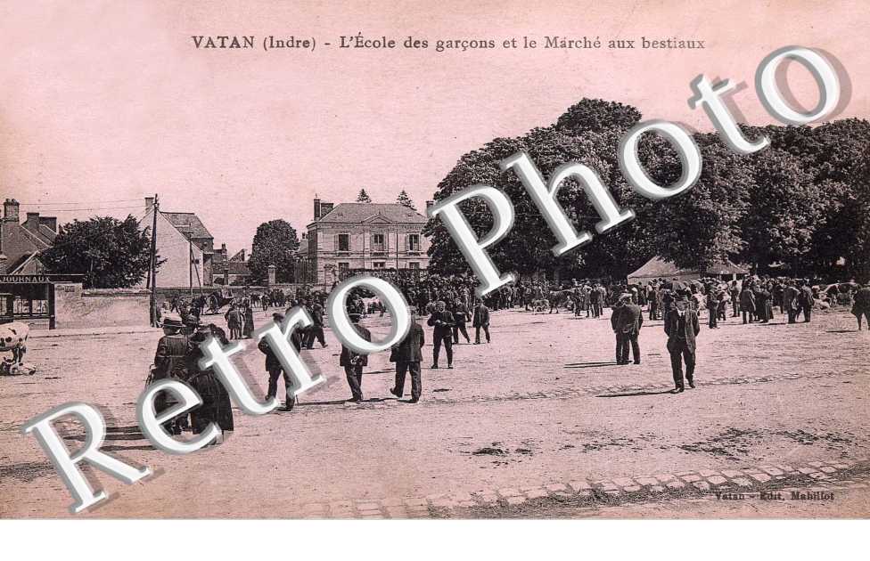 l'ecole des garcons et le marche aux bestiaux