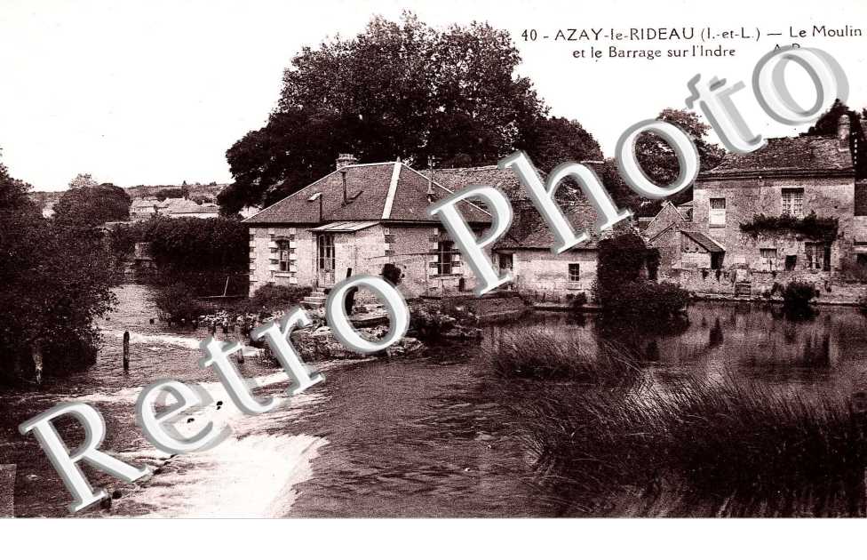 Le Moulin et le Barrage sur l'Indre