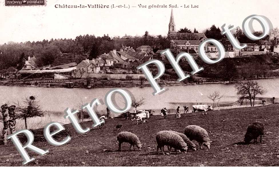 vue generale sud, le lac