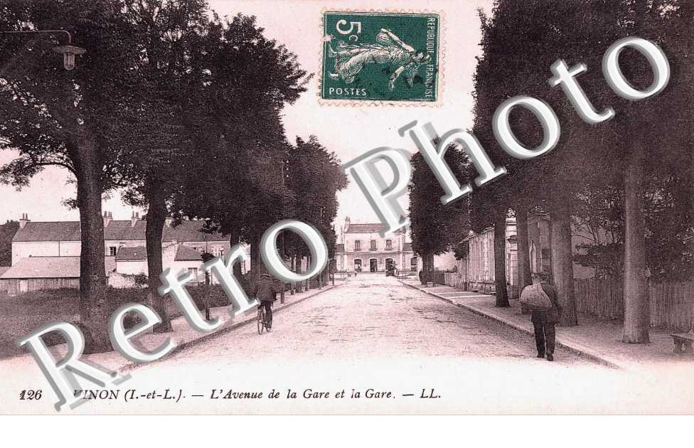 l'avenue de la gare et la gare