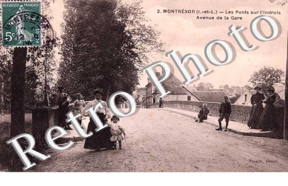 les ponts sur l'Indrois avenue de la gare