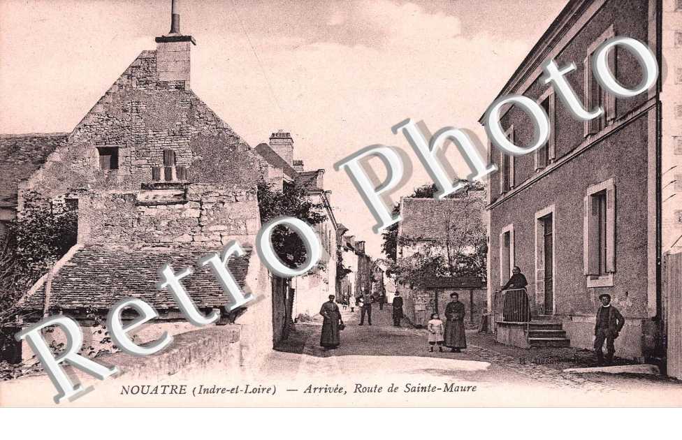 arrivee, route de Sainte-Maure