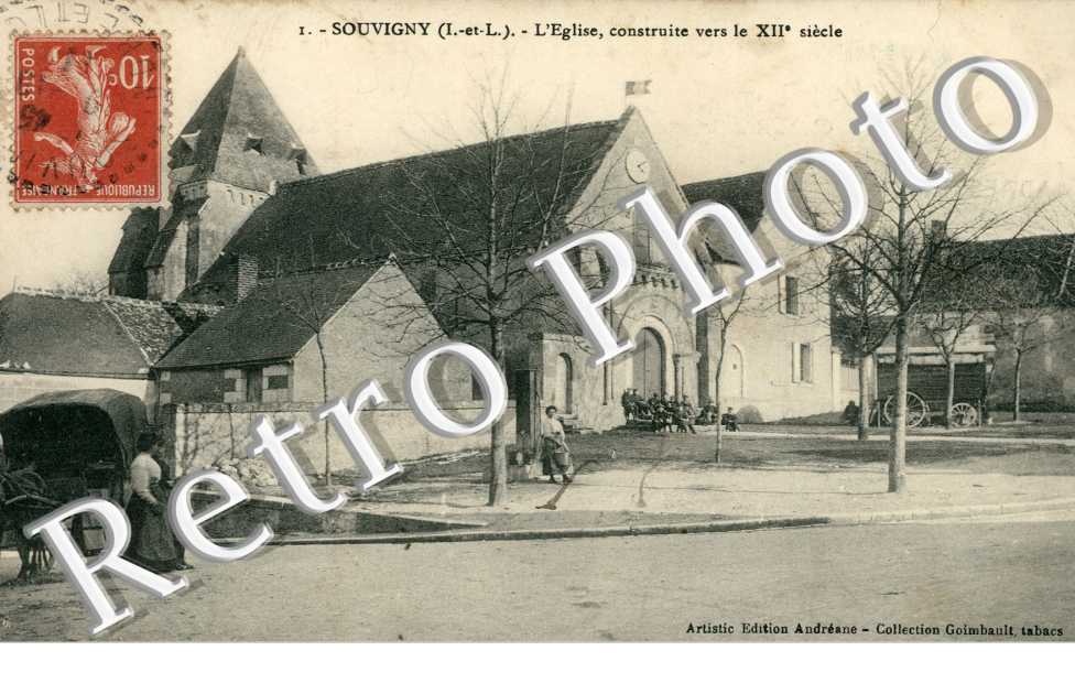 L'église construite vers le XIIe siècle