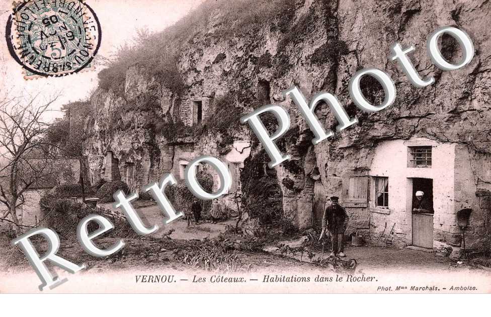 les coteaux - habitations dans le rocher