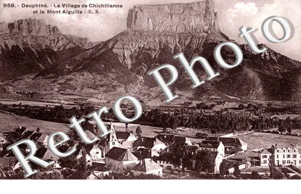 Le Mont Aiguille et le village