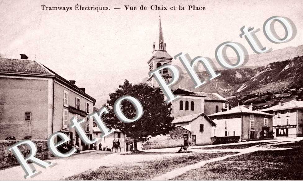 vue de claix et la place