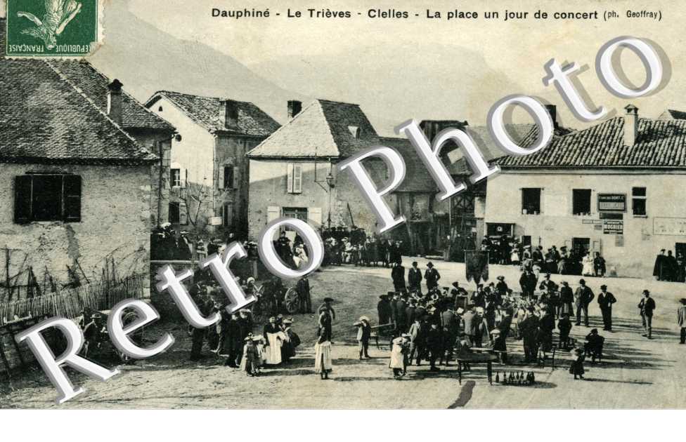 le Trieve, la place un jour de concert
