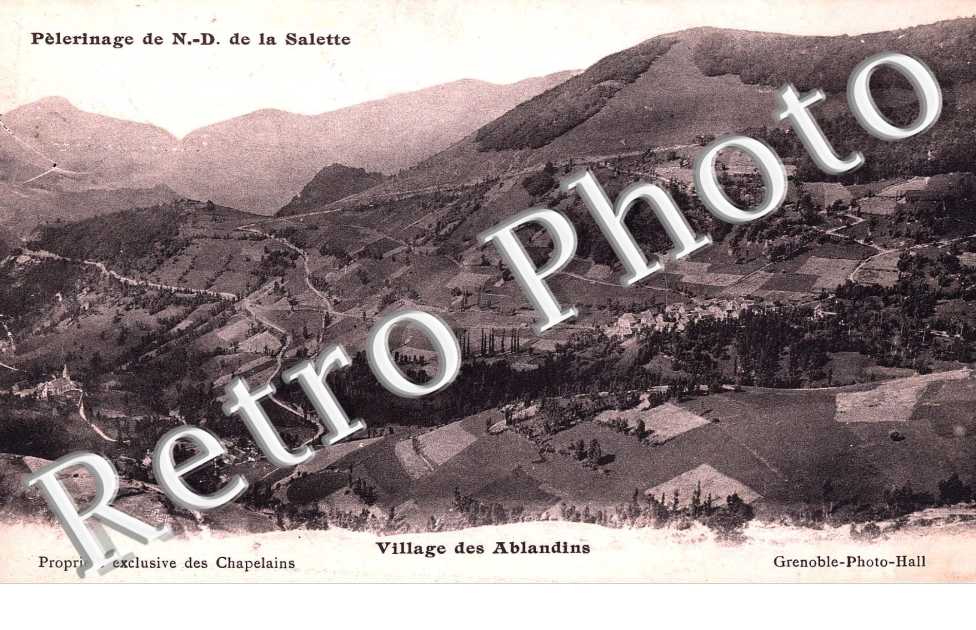 village des Ablandins, pelerinage de N.D. de la Salette