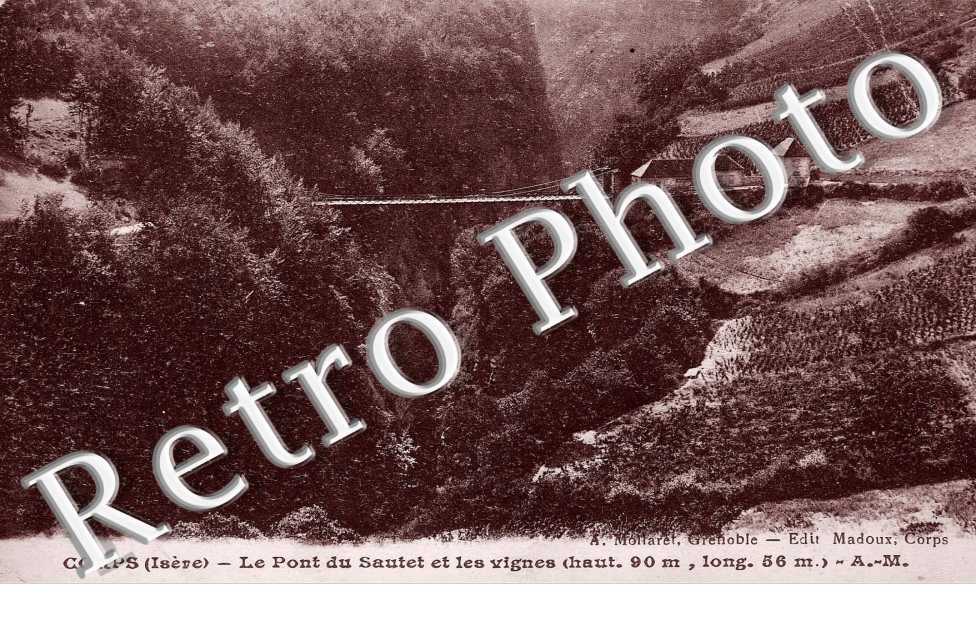 le pont du sautet et les vignes