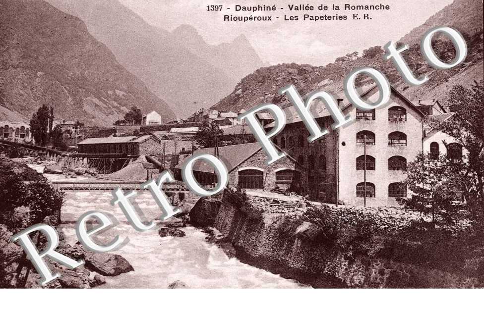 vallee de la Romanche - Riouperoux - les Papeteries