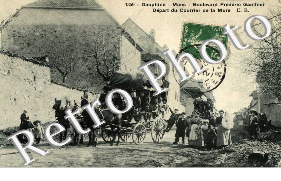 boulevard Frederic Gauthier - depart du courrier de la Mure