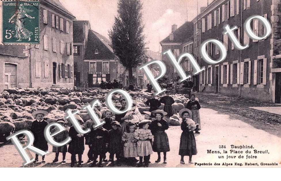 la place du Breuil - un jour de Foire