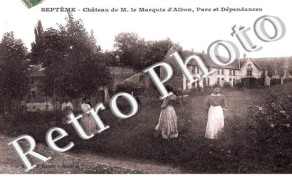 chateau de M. le Marquis d'Albon, parc et dependances
