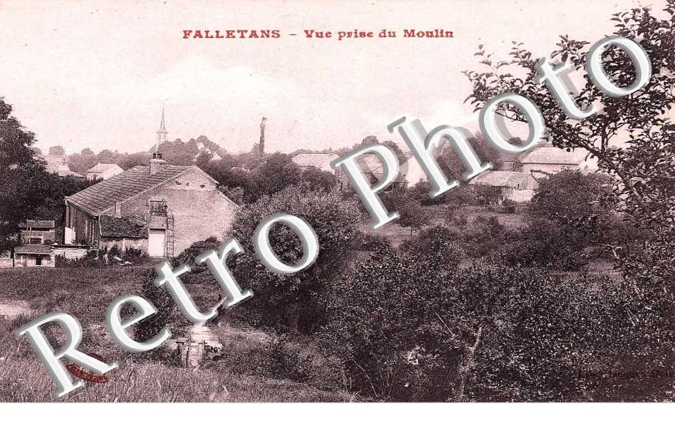 Vue prise du moulin