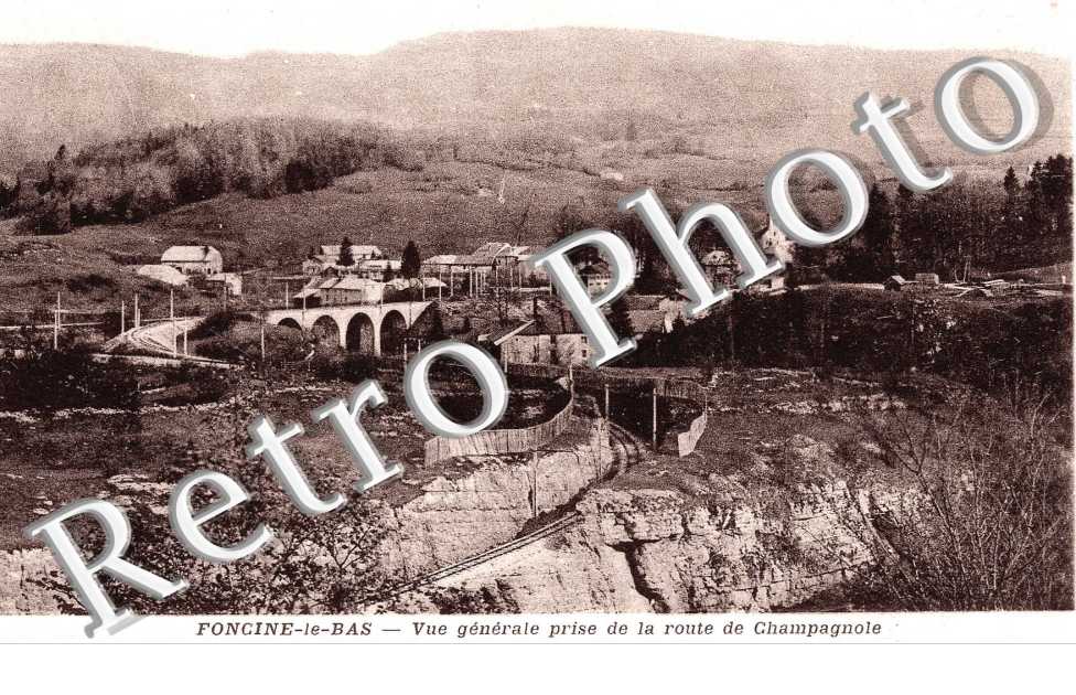 Vue generale prise de la route de Champagnole