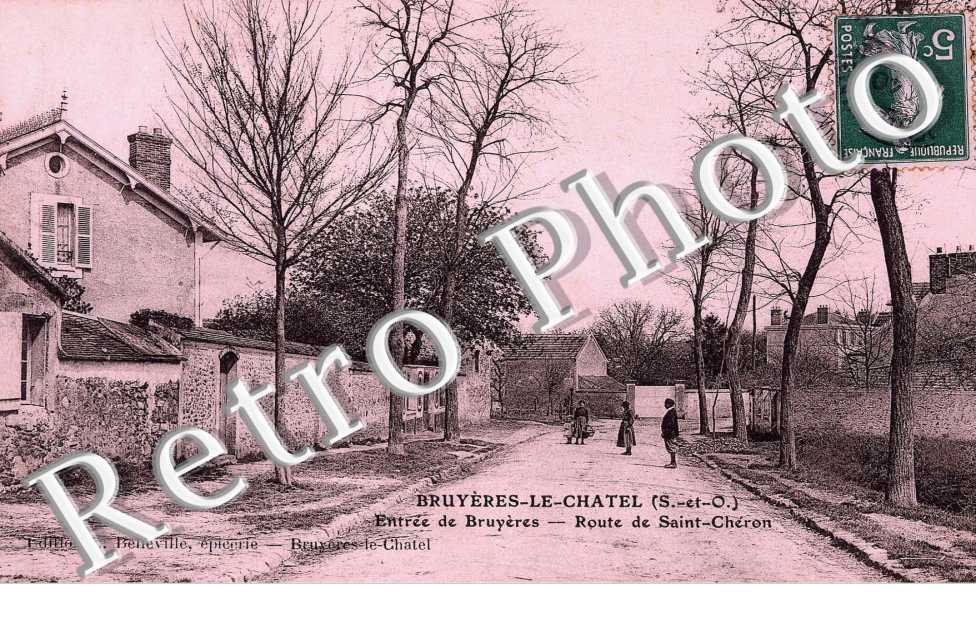 Entree de Bruyeres - route de Saint-Cheron