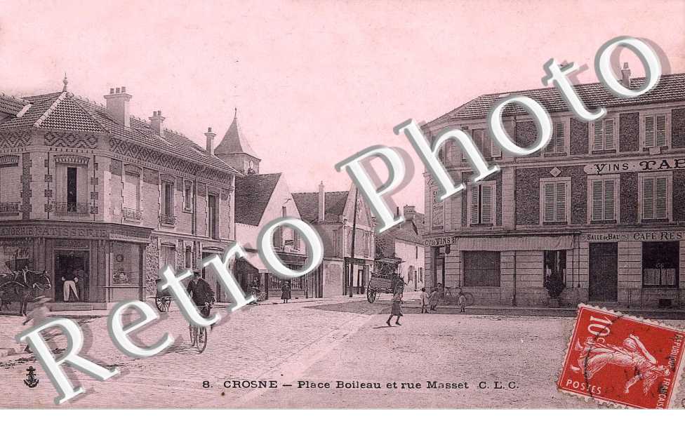 Place Boileau et rue Masset