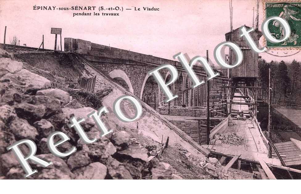 LE VIADUC PENDANT LES TRAVAUX
