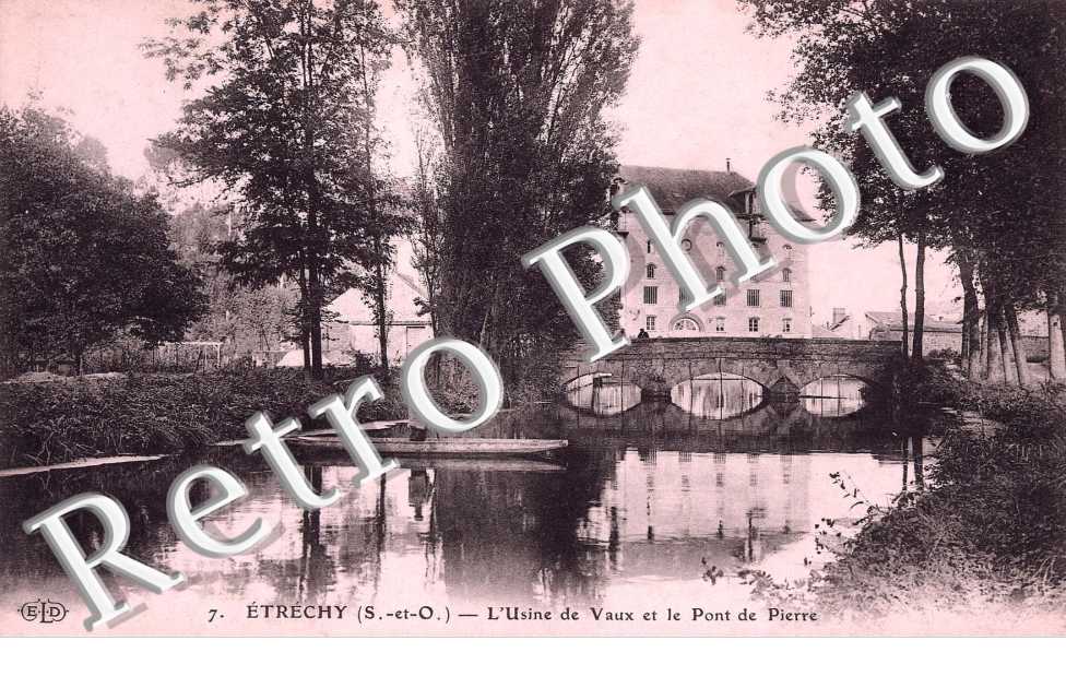 l'usine de Vaux et le pont de Pierre