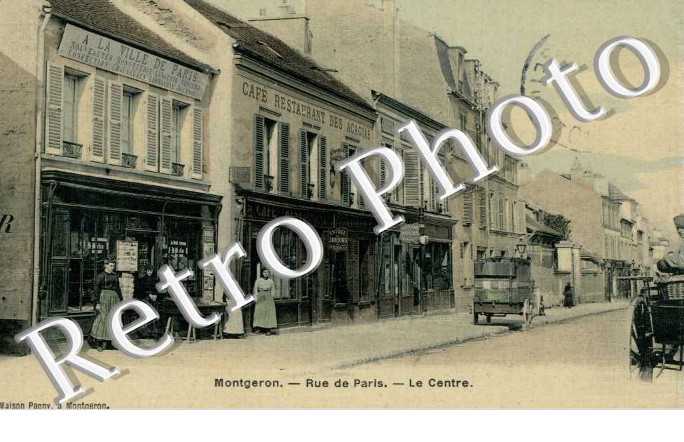 Le centre - rue de Paris (toilee couleur)