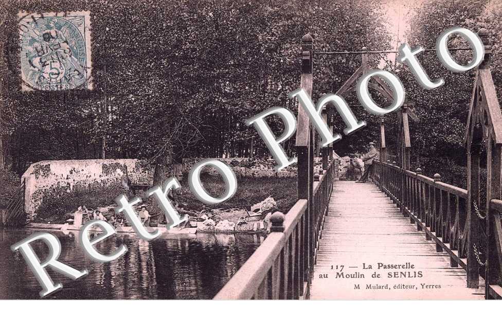 Passerelle au moulin de Senlis