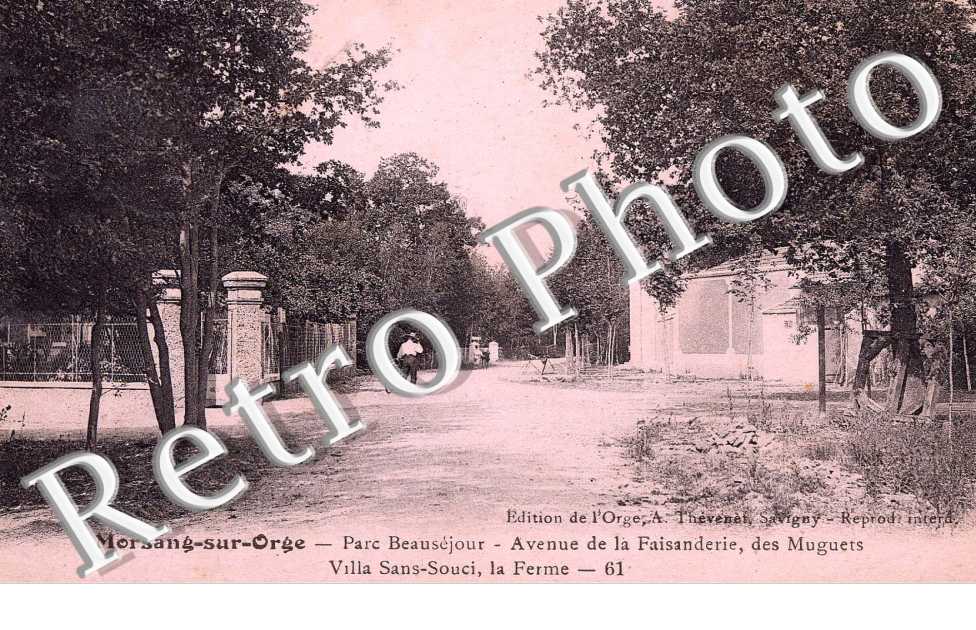 Parc beauséjour - avenue de la Faisanderie - des Muguets - Villa Sans Souci