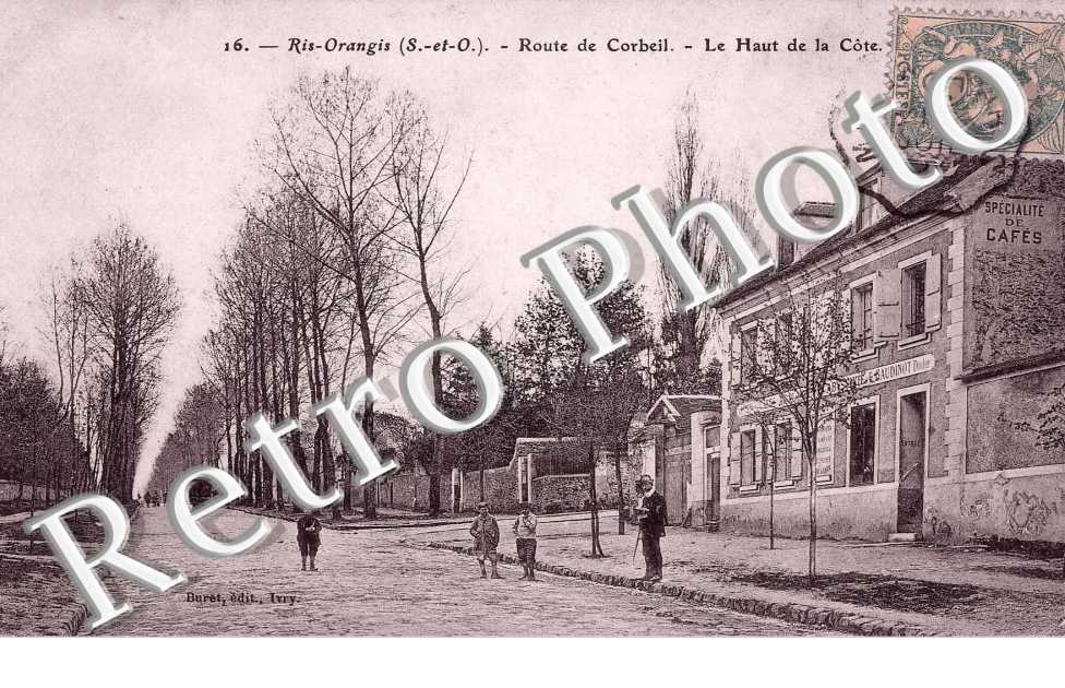 Route de Corbeil - le haut de la cote