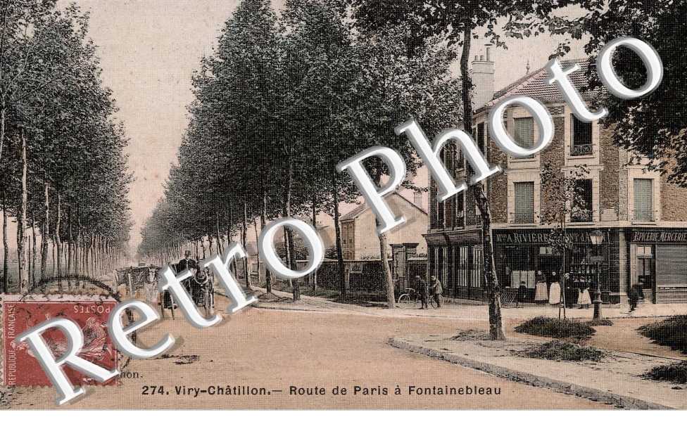 ROUTE DE PARIS A FONTAINEBLEAU