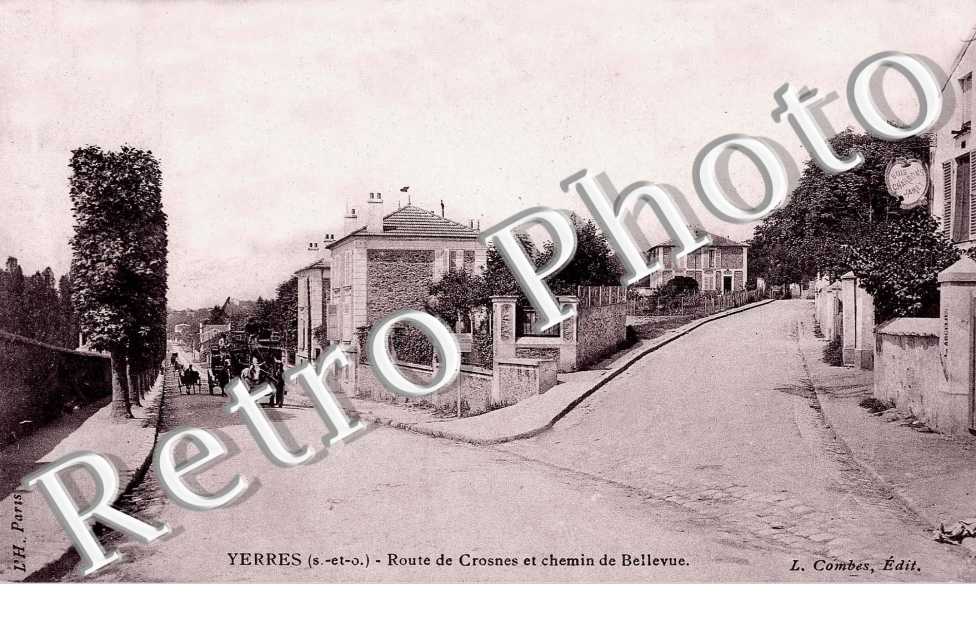 Route de Crosnes et chemin de Bellevue