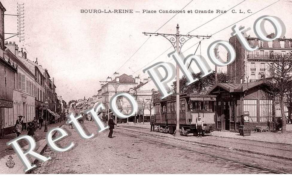 Place Condorcet et Grande rue - tramway