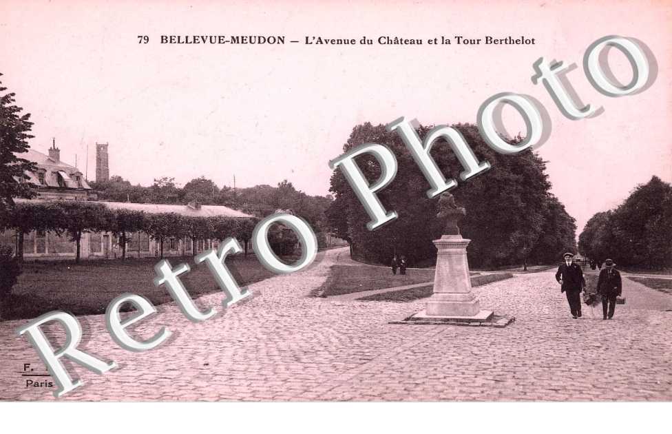 l'Avenue du Château et la Tour Berthelot