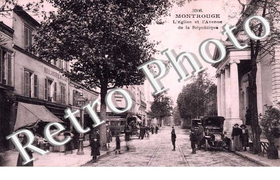 L'EGLISE ET L'AVENUE DE LA REPUBLIQUE