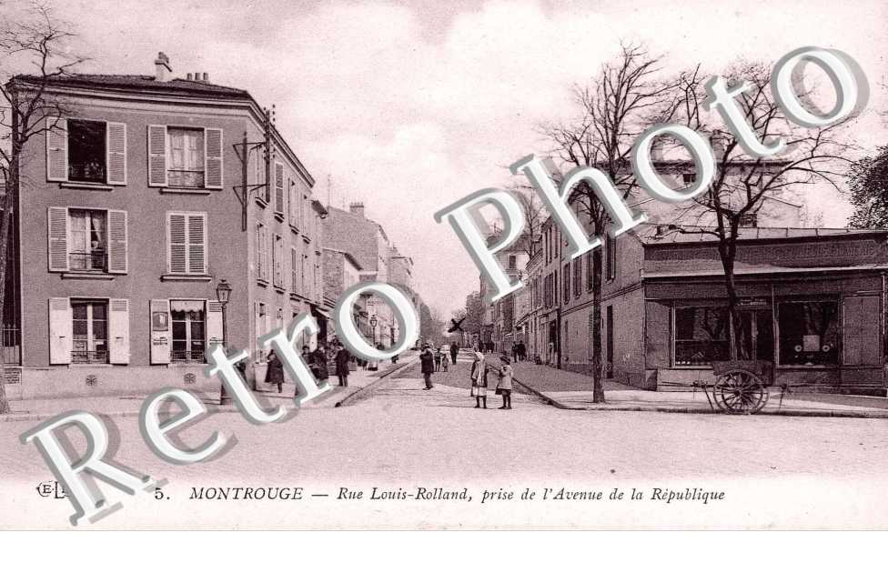 Rue Louis Rolland prise de l'avenue de la République