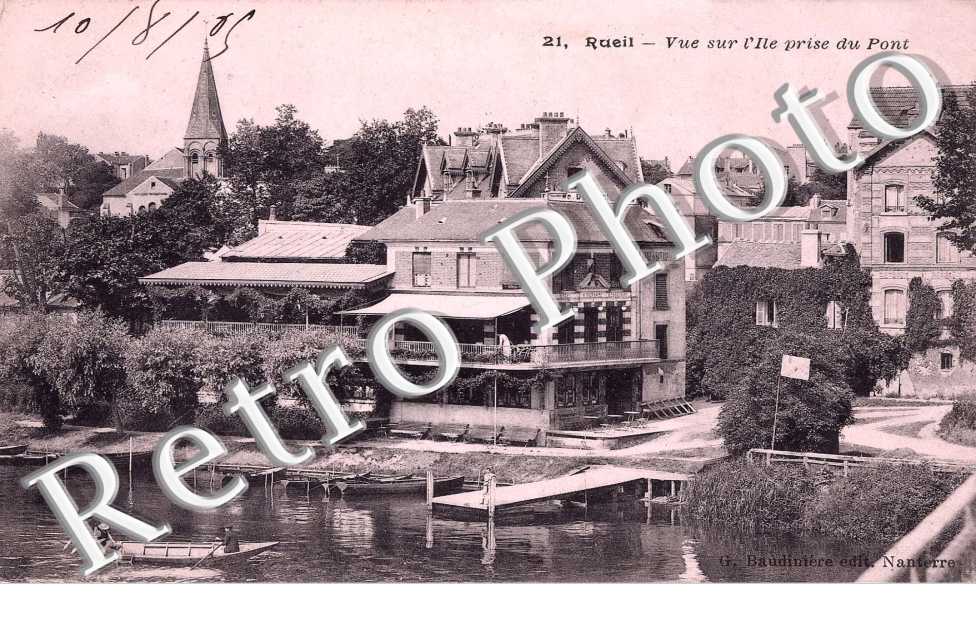 vue sur l'ile prise du pont