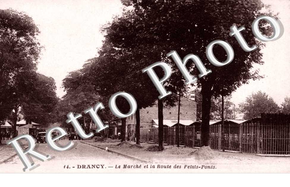 le marché et la route des Petits-Ponts