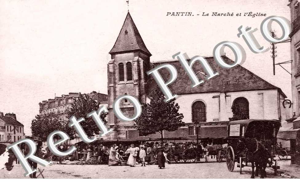 LE MARCHE ET L'EGLISE