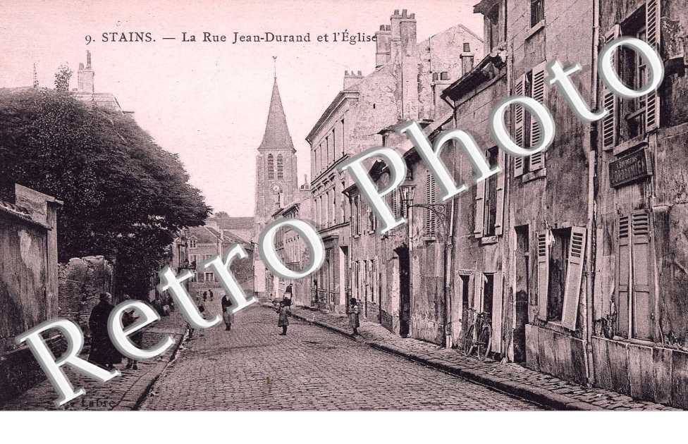 la rue Jean Durand et l'eglise
