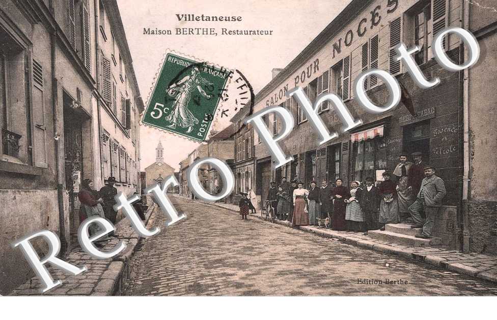 rue de Paris, maison Berthe, restaurateur