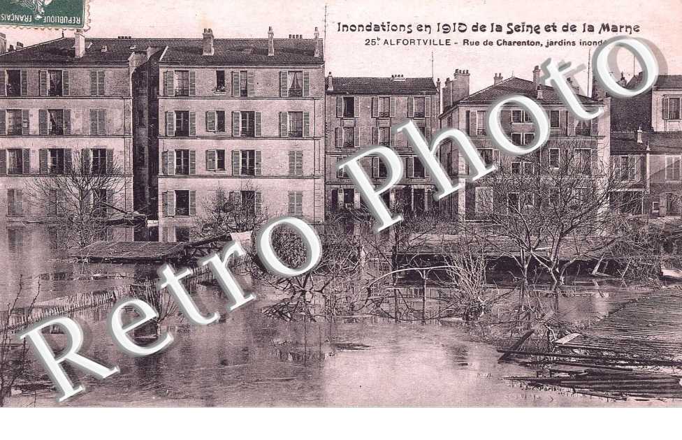 Rue de Charenton - Jardins inondés