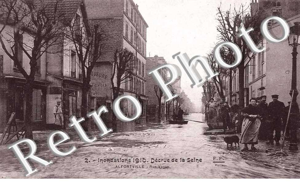 Rue Veron - Inondations 1910