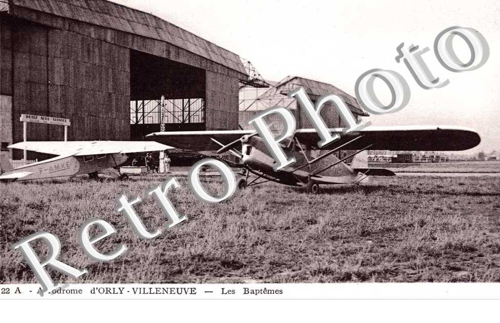 aerodrome d'Orly-Villeneuve, les baptemes