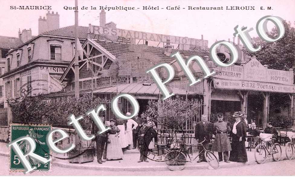 Quai de la repibluque -  hotel-cafe Restaurant Leroux