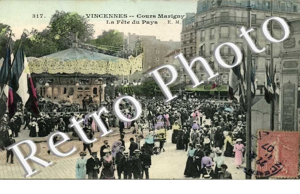 Cours Marigny - La fete du pays (couleur)