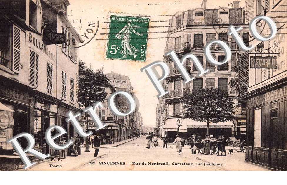 rue de Montreuil carrefour, rue Fontenay