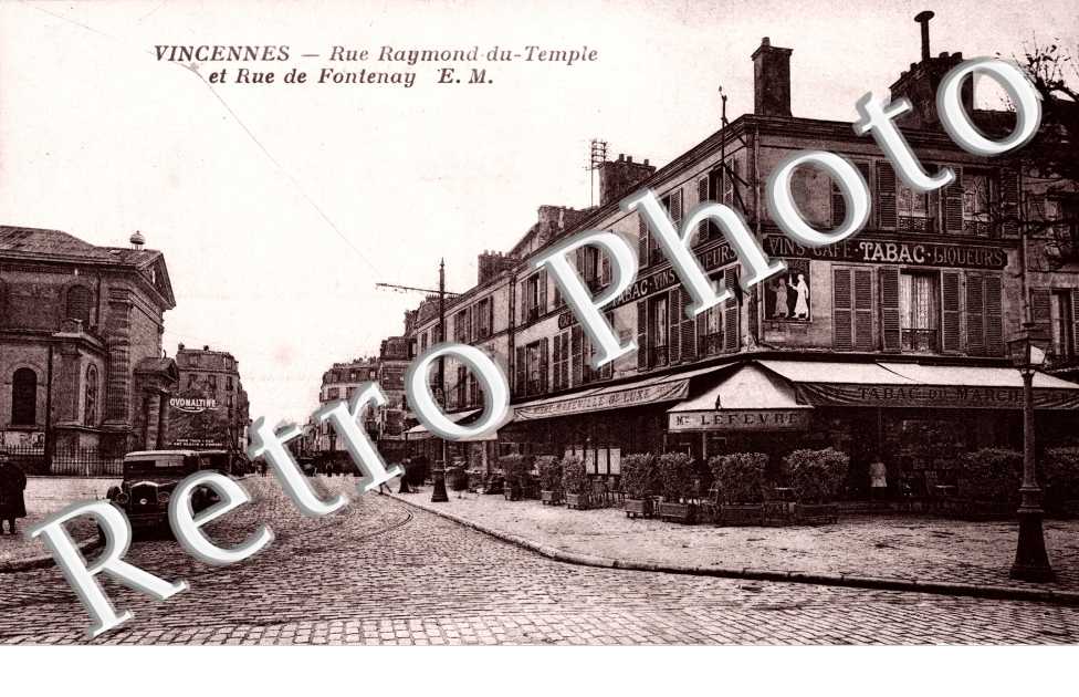 La Rue Raymond du Temple et Rue de Fontenay