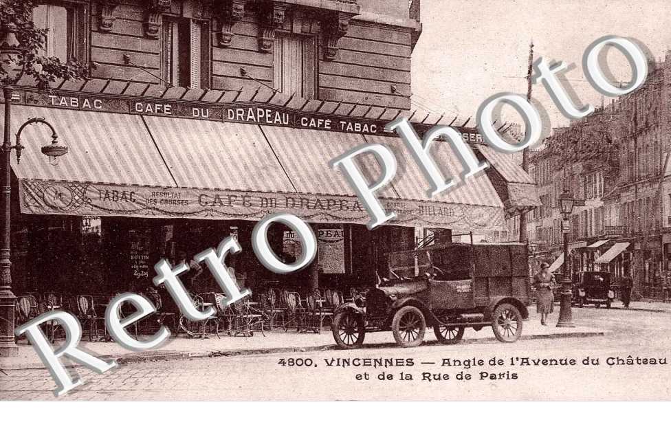 Angle de l'avenue du chateau et de la rue de Paris -